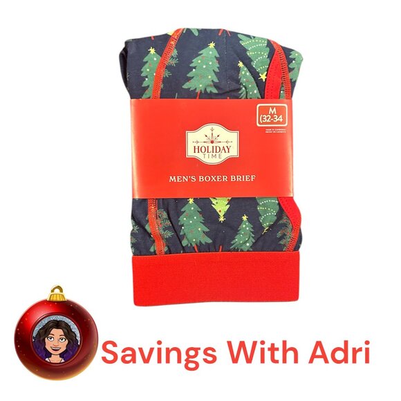 Men's Holiday Time Boxer Briefs CHRISTMAS TREE - Picture 4 of 4